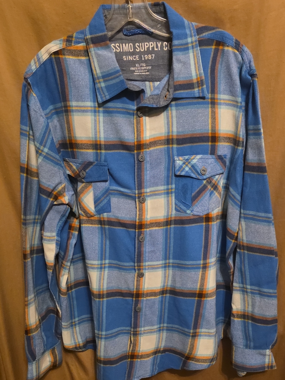 Mens' Mossimo Button Down Flannel XL
